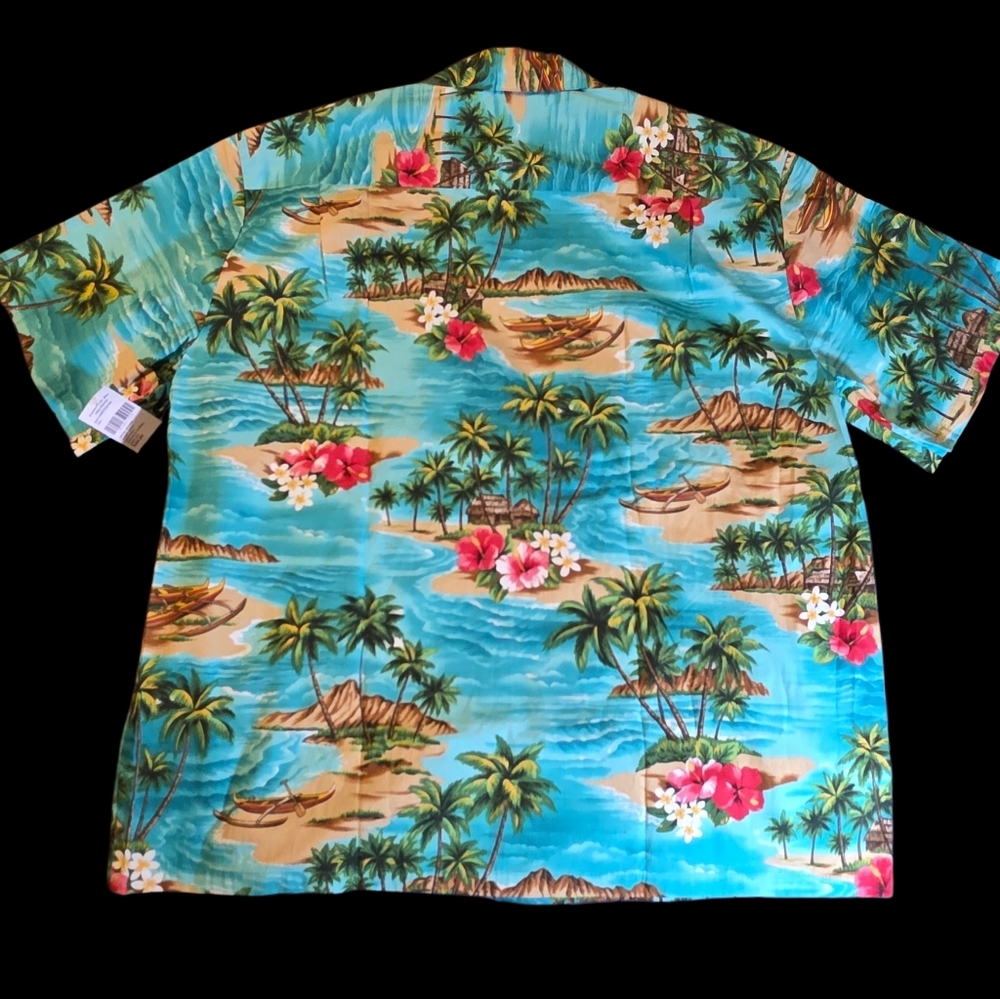 NWT Hilo Hattie "The Hawaiian Original" Hawaiian S/S Shirt Sz 2XL - Picture 6 of 6